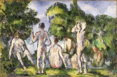 Grupo de bañistas de Paul Cézanne